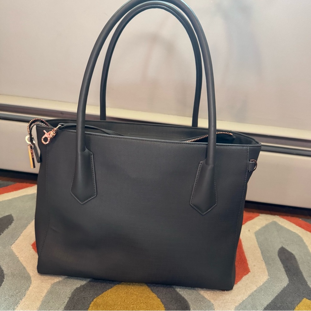 Dagne Dover Signature Tote in Graphite/ Legend- Excellent Condition!